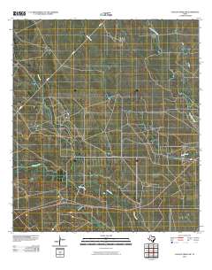 Chacon Creek NW 2010 topographic map thumbnail