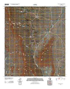 Capote Peak 2010 topographic map thumbnail