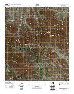 Barrilla Mountains East 2010 topographic map thumbnail