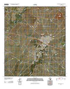 Brackettville 2010 topographic map thumbnail