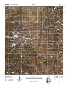 Brady SW 2010 topographic map thumbnail