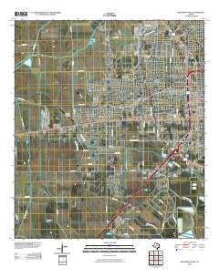 Beaumont West 2010 topographic map thumbnail