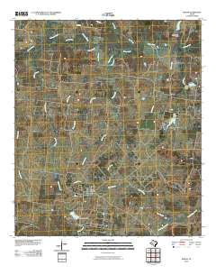 Bedias 2010 topographic map thumbnail