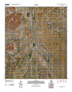 Chispa Mountain NE 2010 topographic map thumbnail