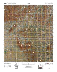 Chispa Mountain NW 2010 topographic map thumbnail