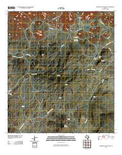 Christmas Mountains 2010 topographic map thumbnail
