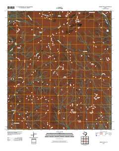 Emory Peak 2010 topographic map thumbnail