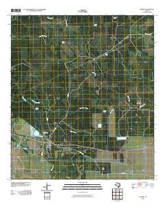 Devers 2010 topographic map preview