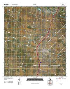 Dilley 2010 topographic map thumbnail