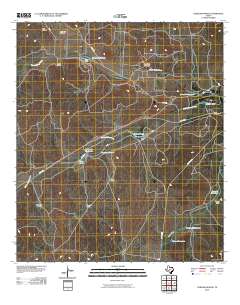 Coralina Ranch 2010 topographic map thumbnail