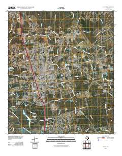 Conroe 2010 topographic map thumbnail