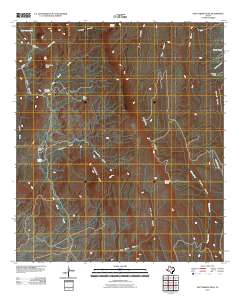 Gettysburg Peak 2010 topographic map thumbnail