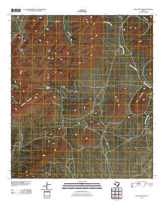 Gilliland Peak 2010 topographic map thumbnail
