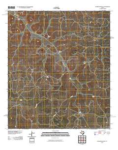 Dunbar Draw SE 2010 topographic map thumbnail