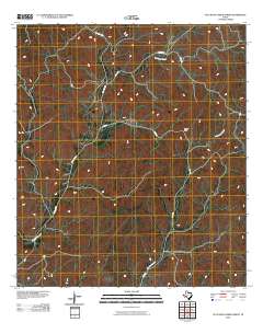 Flat Rock Creek North 2010 topographic map thumbnail