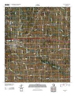 Flatonia 2010 topographic map thumbnail