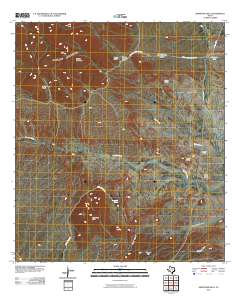 Grapevine Hills 2010 topographic map thumbnail
