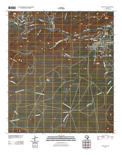 Fort Davis 2010 topographic map thumbnail