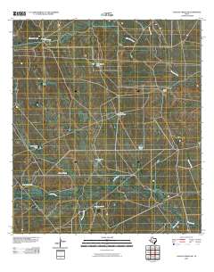 Chacon Creek SW 2010 topographic map thumbnail