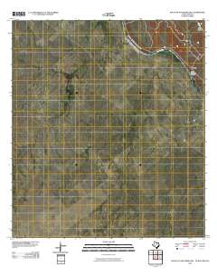 South of San Pedro Hill 2010 topographic map preview