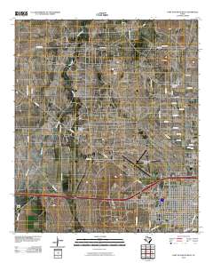 Fort Stockton West 2010 topographic map thumbnail