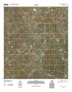 Las Ovejas Creek 2010 topographic map thumbnail