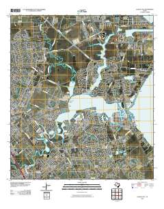 League City 2010 topographic map thumbnail