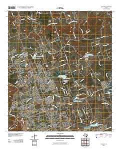 Leander 2010 topographic map preview