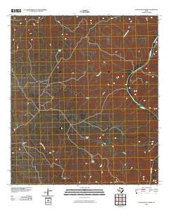 Lechuguilla Creek 2010 topographic map thumbnail