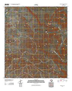 Jordan Gap 2010 topographic map thumbnail