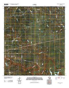 Hensley Lake 2010 topographic map thumbnail