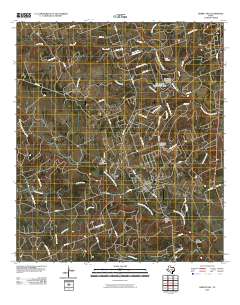 Liberty Hill 2010 topographic map thumbnail