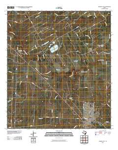 Karnes City 2010 topographic map thumbnail