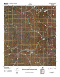 Live Oak Draw 2010 topographic map thumbnail
