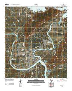 Kingsland 2010 topographic map thumbnail