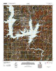 Medina Lake 2010 topographic map thumbnail