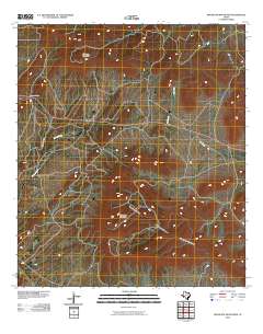 Housetop Mountains 2010 topographic map thumbnail