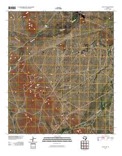 Hovey SW 2010 topographic map thumbnail