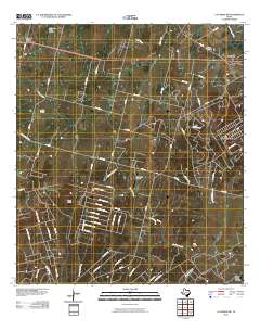 La Vernia SW 2010 topographic map thumbnail