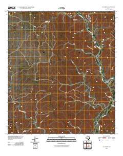 Hackberry 2010 topographic map thumbnail