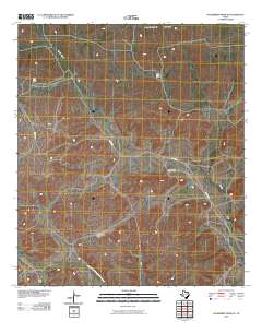 Hackberry Draw NE 2010 topographic map thumbnail