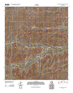 Hackberry Draw SW 2010 topographic map thumbnail