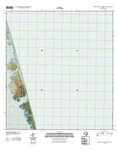 North of Port Isabel NW 2010 topographic map thumbnail