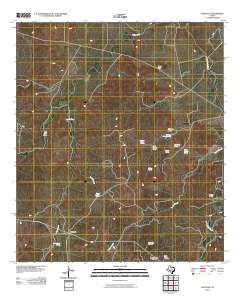 Noxville 2010 topographic map thumbnail