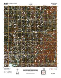 Pipe Creek 2010 topographic map thumbnail