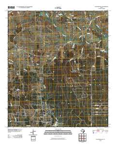 Plantersville 2010 topographic map thumbnail