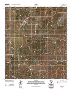 Rochelle 2010 topographic map thumbnail