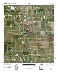 Rosharon 2010 topographic map thumbnail