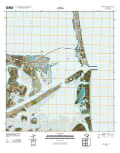 Port Isabel 2010 topographic map thumbnail
