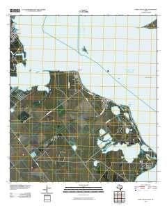 Port Lavaca East 2010 topographic map thumbnail